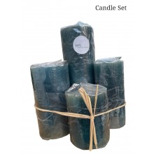Candle Set Teal