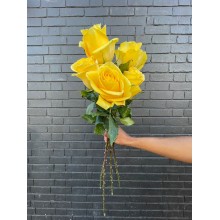 Rose Long Stems 1.1 metres  - Yellow 