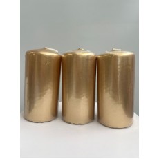Candle Cylinder Safe - Gold 10cm 