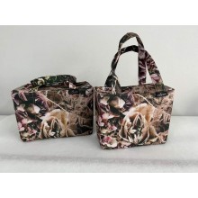 Floral Cooler Bag - Hydrangea & Asparagus print 