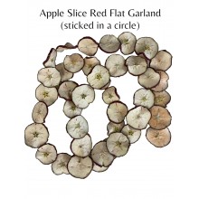 Apple Sliced Red Garland Flat 