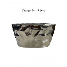 Vases Decor -  Shiny Silver Medium 1 