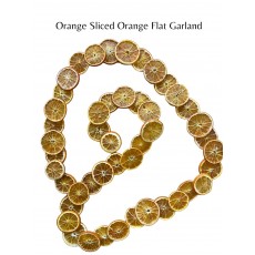Orange Sliced Flat Garland 