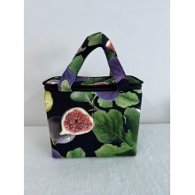 Floral Cooler Bag -  Black & Green 