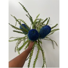Fresh Banksia Dyed Blue