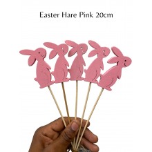 Easter Hare Pink 20cm 