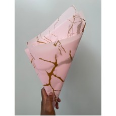 Wrapping Paper - Marble Pink