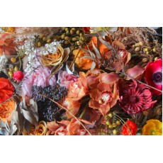 VICTORIA - Floral linen napkins