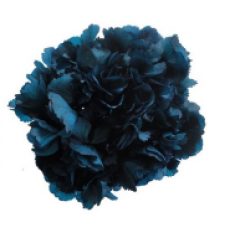 Preserved Hydrangea On A Stem Pastel 15cm - Metalic Blue