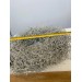 Wreath Asparagus Wax White Silver Glitter 60cm